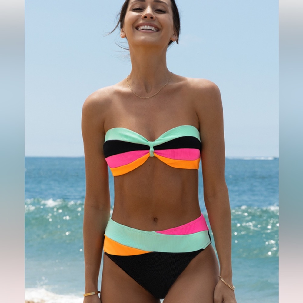 Popvil bandeau swim bikini size:M